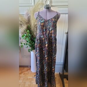 Paisley maxi dress